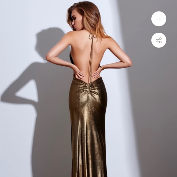 Gemeli Power evening dress gown US4 - Picture 1 of 7